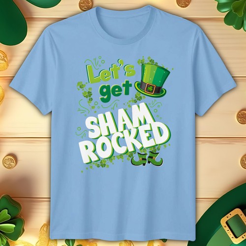 Let's Get Shamrocked Hombres Mujeres Divertidas Camisetas Día de San Patricio Camiseta Irlandesa #STPD - Imagen 17 de 20
