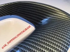 HYDROGRAPHIC WATER TRANSFER Hydro dipping DIP Print Film Silver Carbon Fiber