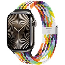 Strap For Apple watch band 46mm 45mm 44mm 49mm 40mm 41mm 42mm Braided loop
