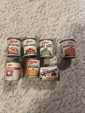 Vintage Children  s Play Food Lot 7 Libby  s Cans