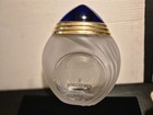 BOUCHERON  Paris display PERFUME FACTICE BOTTLE glass ROYAL BLUE/gold  top  dede — photo 4