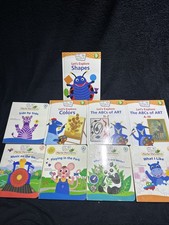 LOT 9 Baby Einsten Learning Library Box Set Explore Numbers Colors Shapes - GOOD