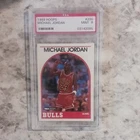 NBA Hoops 1989 Michael Jordan #200 PSA 9 Chicago Bulls Basketball Card