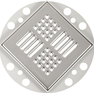 Poresta Rostrahmen quadratisch 9 mm inkl. Standard-Edelstahlrost, 18300321