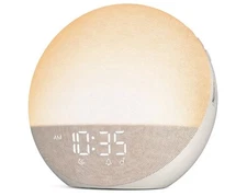 Sunrise Alarm Clock White Noise Machine: Natural Wake Up Light Bluetooth Speaker