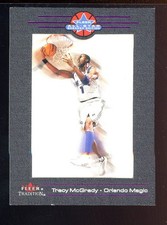 2002-03 Fleer Tradition All-Star Sneaker Tracy McGrady Magic HOF 36/50