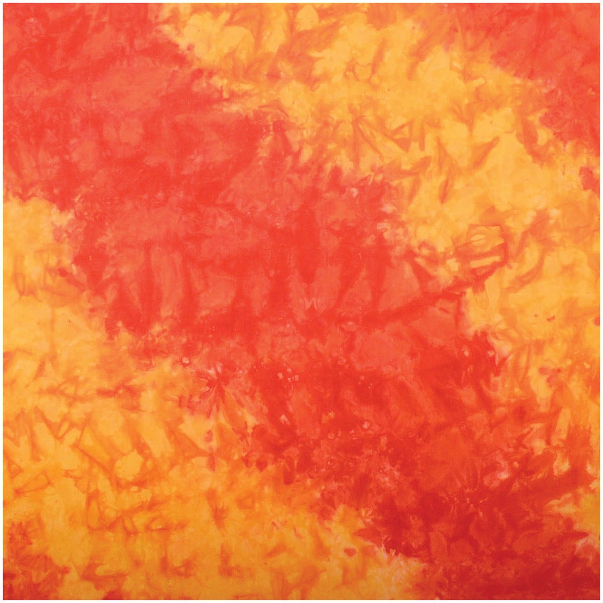 Ярко-желтая бандана Carolina Manuf с тай-красками 22x22, изготовленная в США, с биркой для подвешивания