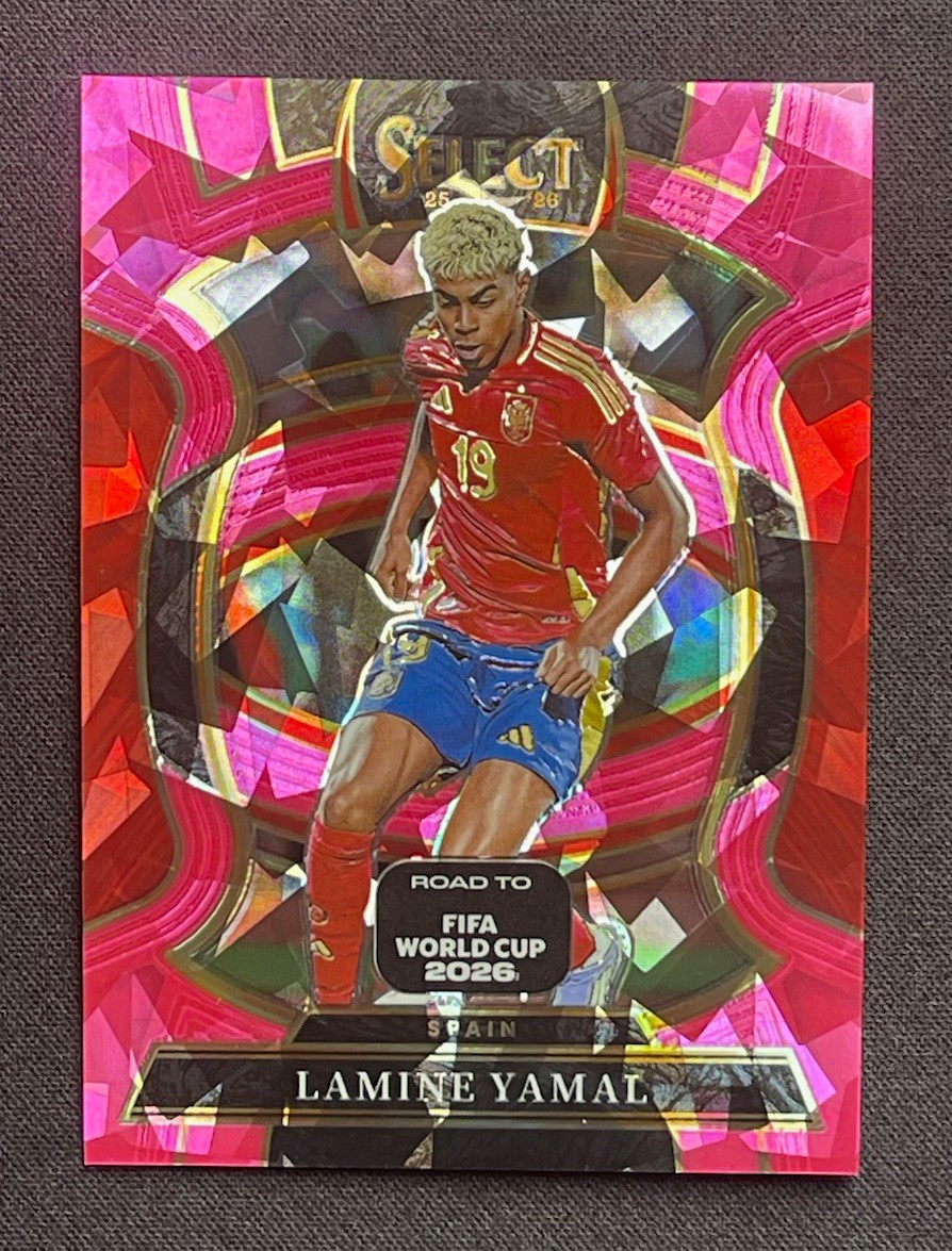 Panini Select 2025-26 Road to FIFA World Cup Lamine Yamal Spain Pink Ice
