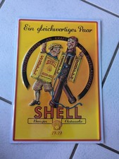 Shell Blechschild Ein gleichw.Paar lim. Edition Motiv 1939 20x30 cm Aufl. 6.500