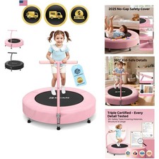 SP1 36'' Toddler Trampoline, ASTM Certified - Kids Trampoline for Ages 1-6, F...