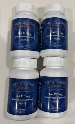 Gui Pi Tang Capsules set of 4 bottles ( 100 capsules each) from MeridianPro