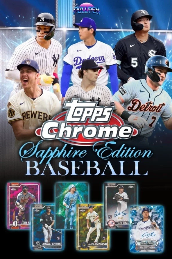 TOPPS CHROME SAPPHIRE BASEBALL AT $1