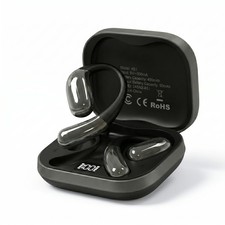Open Ear Headphones, Wireless Headphones with Smart Digital Display  Mic, Op...