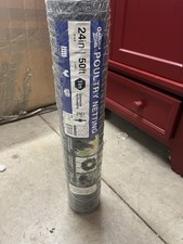 Garden Zone Poultry Netting 24 x 50 Feet Use 3ft Post Length 0.60 per foot