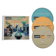 Oasis Definitely Maybe 3 CD Deluxe Edition Box Set Remastered Indie Britpop Rock