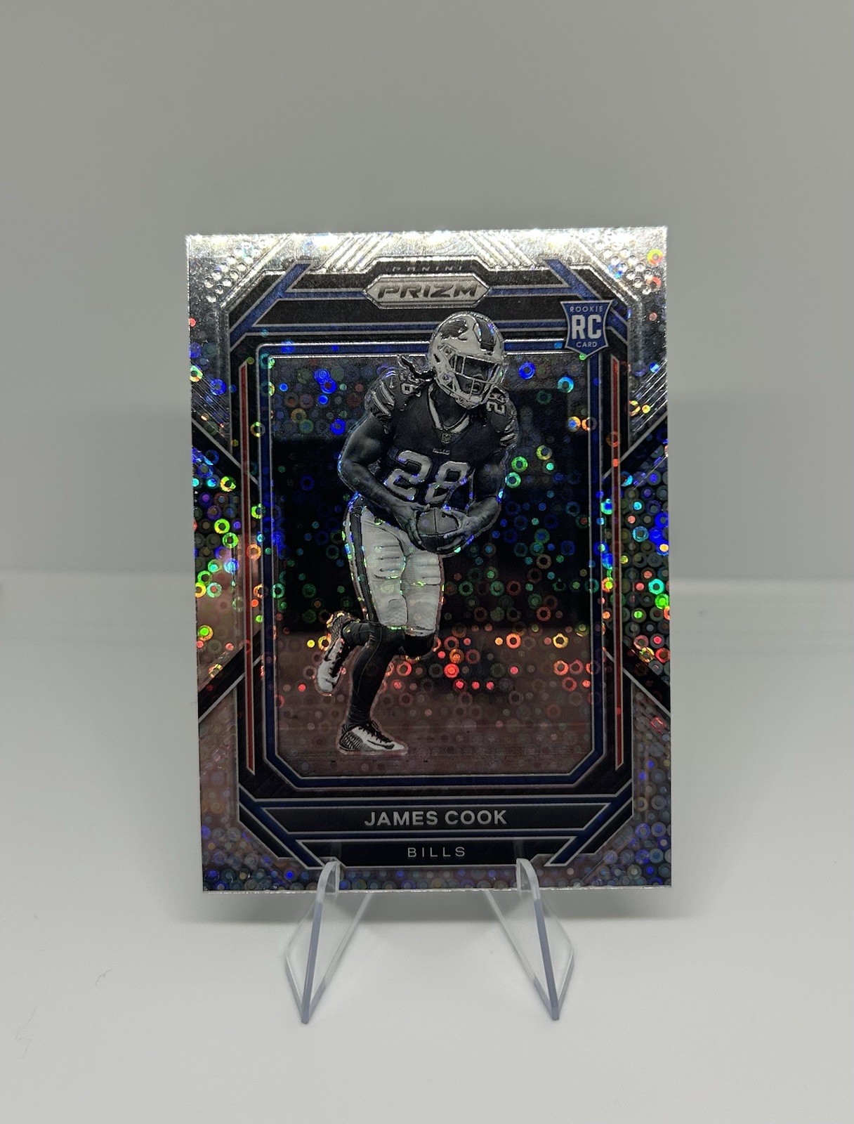 2022 Prizm James Cook No Huddle Disco Variation SSP #319 (RC) Bills Georgia