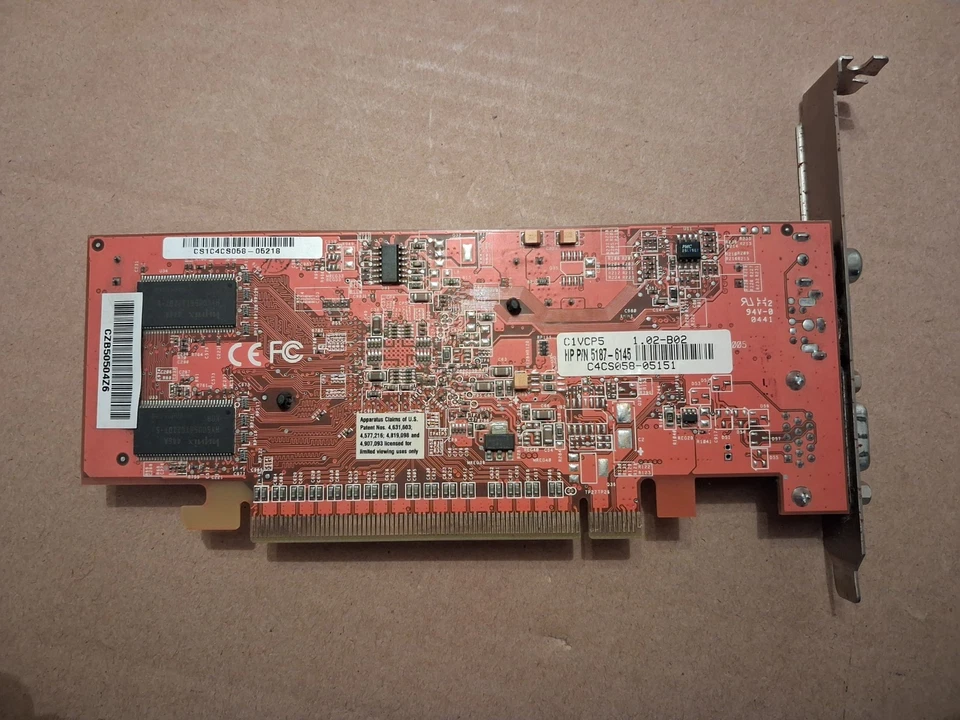 Asus RV370SE/T/128M ATI Radeon X300 SE 128MB PCIe x16 Video Card - Image 3 of 4