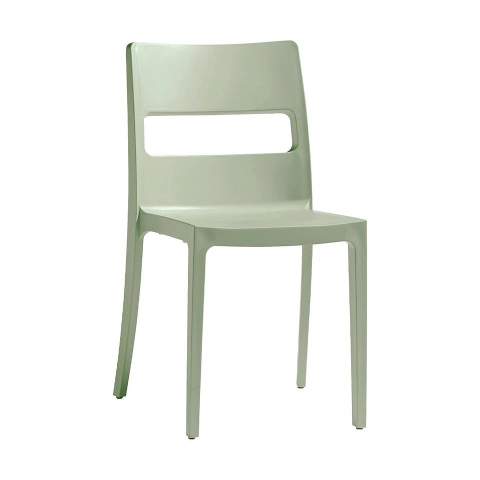 Set 6 Sedie Sai Scab Design Impilabili Moderne in Polipropilene Cucina Soggiorno - Immagine 2 di 4