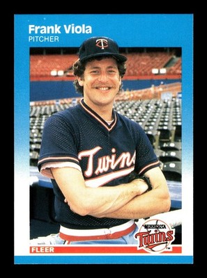 1987 Fleer Baseball Frank Viola #554 Minnesota Twins
