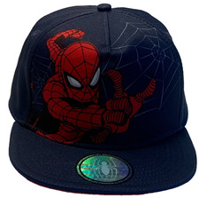 Marvel Spider-man, Youth baseball cap, hat, adjustable snapback, Spiderman, blue