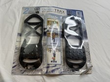 Snow Trax, 2 pair, Snow and Ice Grippers for Men, Size 8-12 New in Box