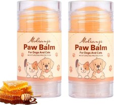 Dog Paw Nose Balm Stick 2 Pack Lick Safe Paw Wax Moisturizer 1.41oz