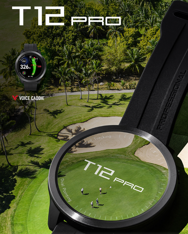 Voice Caddie T12 Pro Smart Golf Watch OLED GPS Course View AI