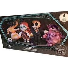 Disney Nightmare Before Christmas Jack Zero Sally Oogie Boogie 8in Plush Set New