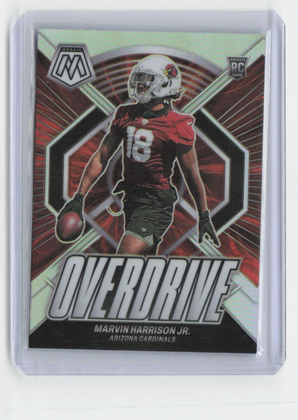 Marvin Harrison Jr. 2024 Panini Mosaic Overdrive Silver RC #2