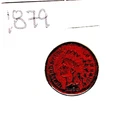 1879 INDIAN HEAD PENNIE SHARP DETAILS UNCLEANED FAST SHIP! UNGRADED
