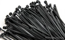 300Pack Heavy Duty 14 Inches 120 Pound Cable Zip Tie Down Strap Wire Nylon Wrap