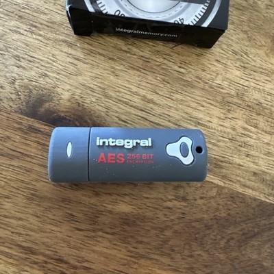 Integral 8GB Crypto-197 256-Bit Hardware Encrypted 3.0 USB Secure Flash Memory D