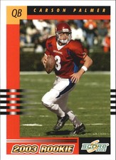 2003 Score #276 Carson Palmer RC Rookie Card. rookie card picture