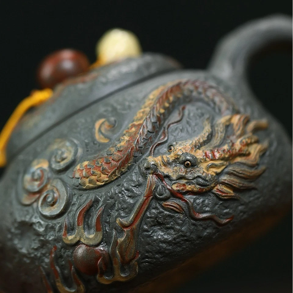 Yixing Purple Clay Pot 300cc Handmade Tea Making Set - Image 4 of 4