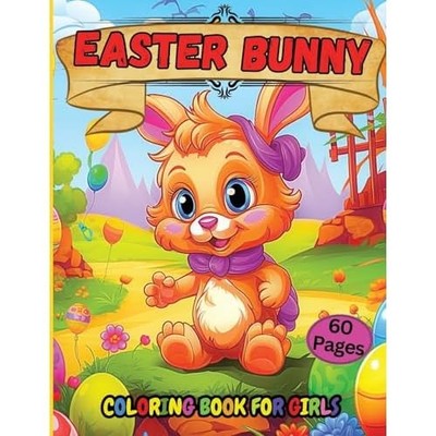 Easter Bunny Coloring Book for Girls: Black Girl's East -  NEW Tobba 2024