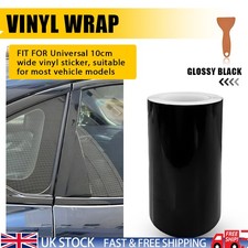 Universal Gloss Black Vinyl Tape for Black Out Chrome Delete Window Trim 5cmx10m