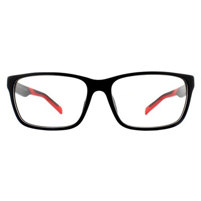 Tag Heuer Brille Brillengestell B-Urban TH0552 005 Schwarz & Rot