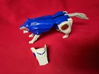 Vintage 1995 Mighty Morphin Power Rangers Blue Wolf Ninjazord with Power Glove