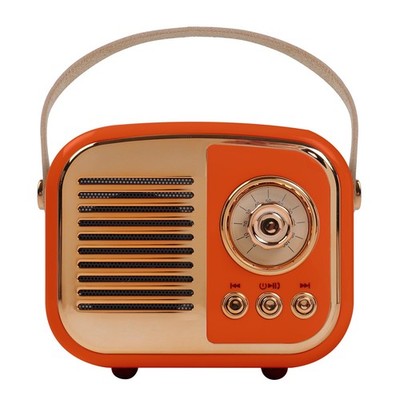 Retro Bluetooth Speaker, Vintage Wireless Speaker,Portable Mini Radio Old Fas...