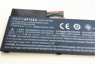 New Genuine Acer Iconia Tab W700 W700P Tablet Battery 11.1V 4850mAh