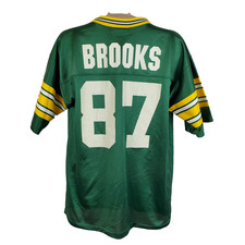 Vintage Green Bay Packers Logo Athletic Robert Brooks #87 Jersey Youth L 14-16
