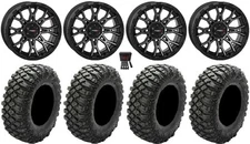 System 3 ST-6 14" Wheels Dark Tint 28" Crawler XR Tires Textron Wildcat XX