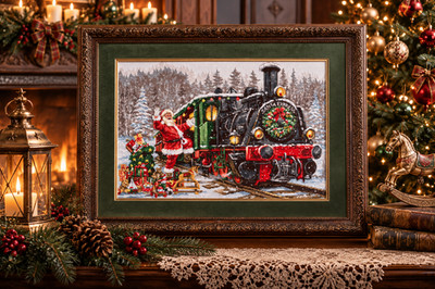 Santas Express B2397L Luca-S Counted Cross-Stitch Kit