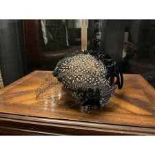 Vintage Guinea Fowl Feather Hat 