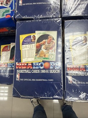 1990-91 NBA Hoops Series 1 Box 36 Packs Factory Sealed Menendez Brothers