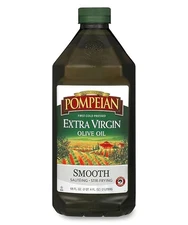 Pompeian Smooth Extra Virgin Olive Oil First Cold Pressed Mild and Delicate 68