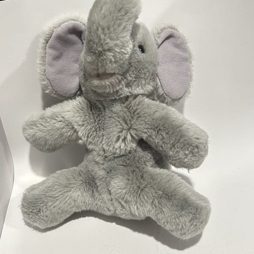Ty Classic Spout Sitting Elephant 10” Peluche Animal Gris Sólido - Imagen 7 de 11