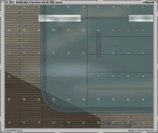 Eduard 73424 1/72 Aircraft- Zuikaku Carrier Deck Lift Area (Painted)