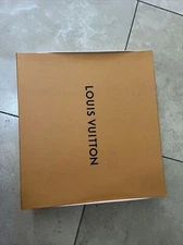 Authentic Louis Vuitton Magnetic Empty Gift Box 14.75”x 13.75”x 3.5 In damaged