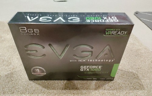 FACTORY SEALED *RARE* EVGA GeForce GTX 1080 FTW DT GPU Graphics Card 08G-P4-6284 - Picture 3 of 3